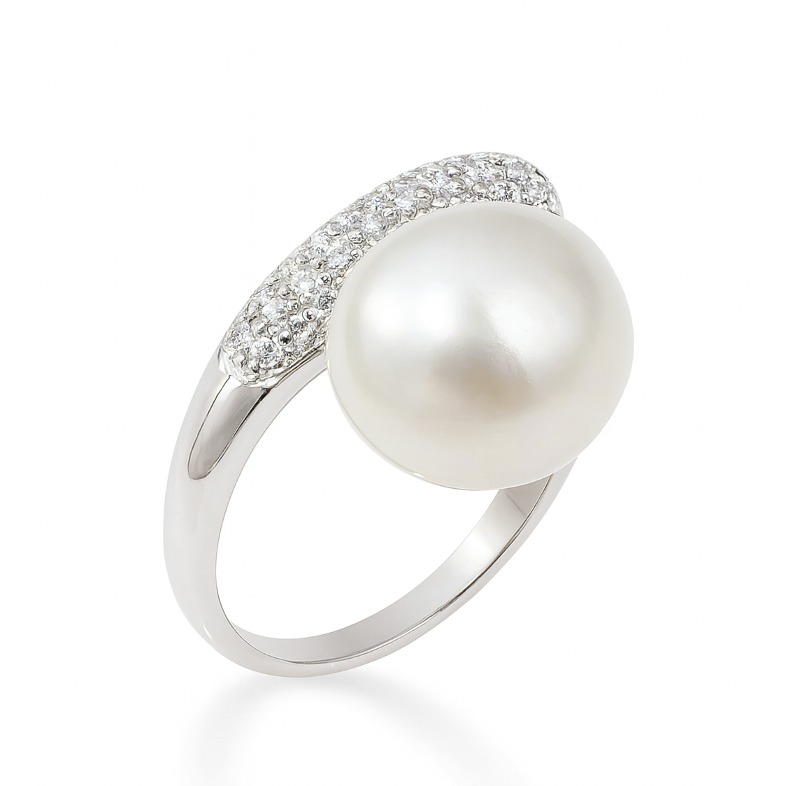 M205 SILVER 925 PEARL RING 3.8g