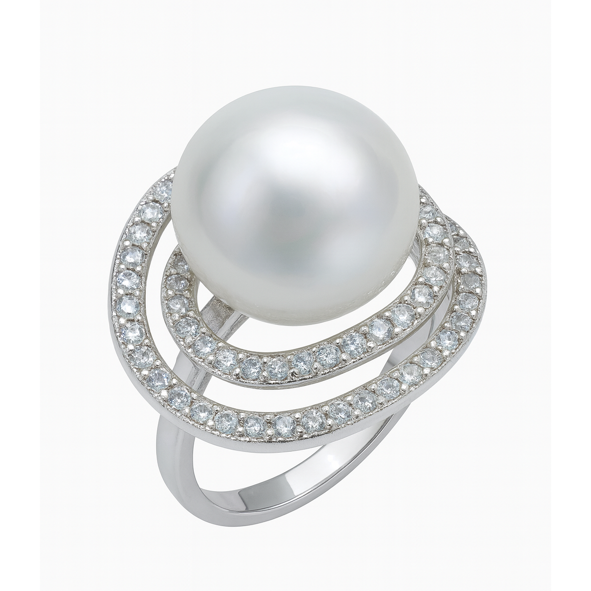 M142 SILVER 925 PEARL RING 6g