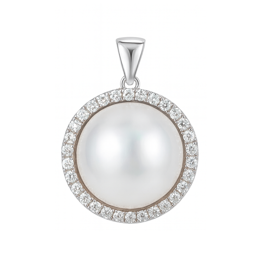 M110 SILVER 925 PEARL PENDANT 3.3g