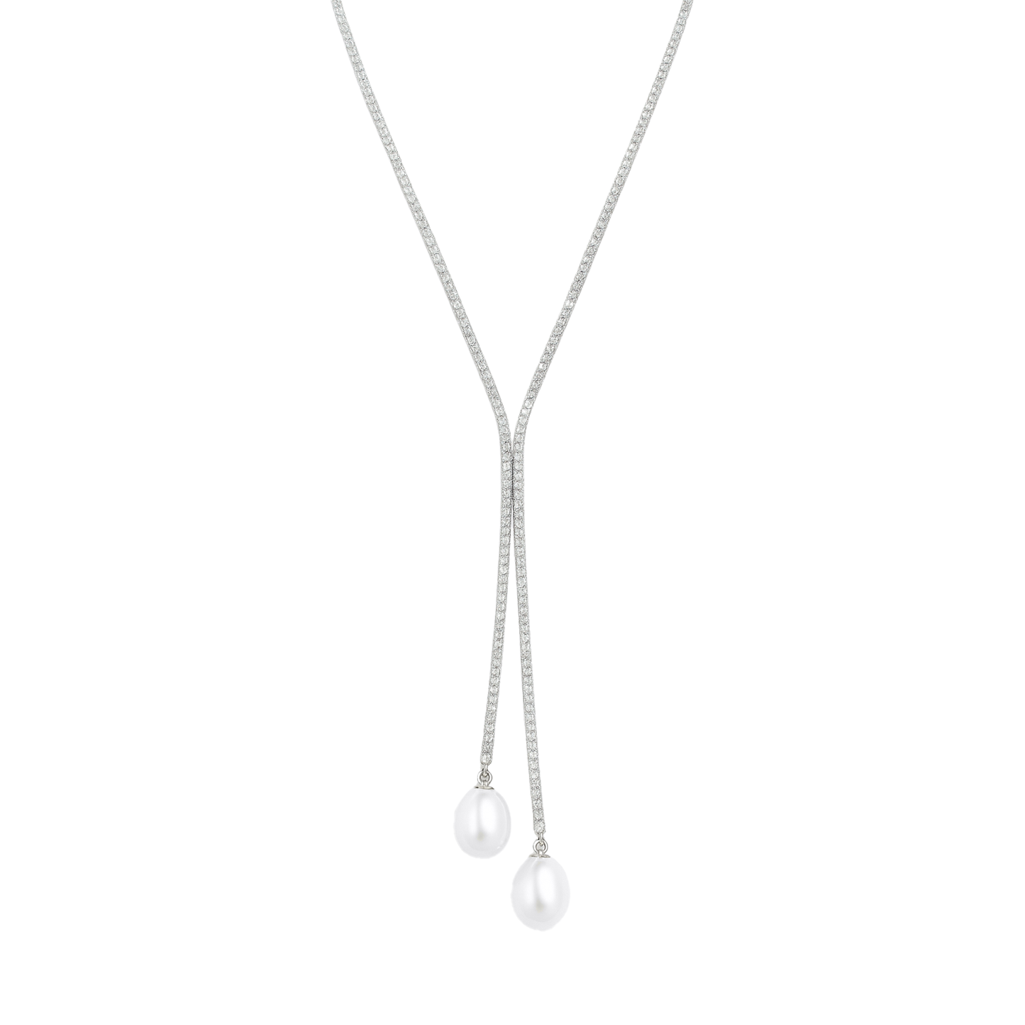 M087 SILVER 925 PEARL NECKLACE 13g