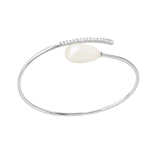 M209 SILVER 925 PEARL BRACELET 5g