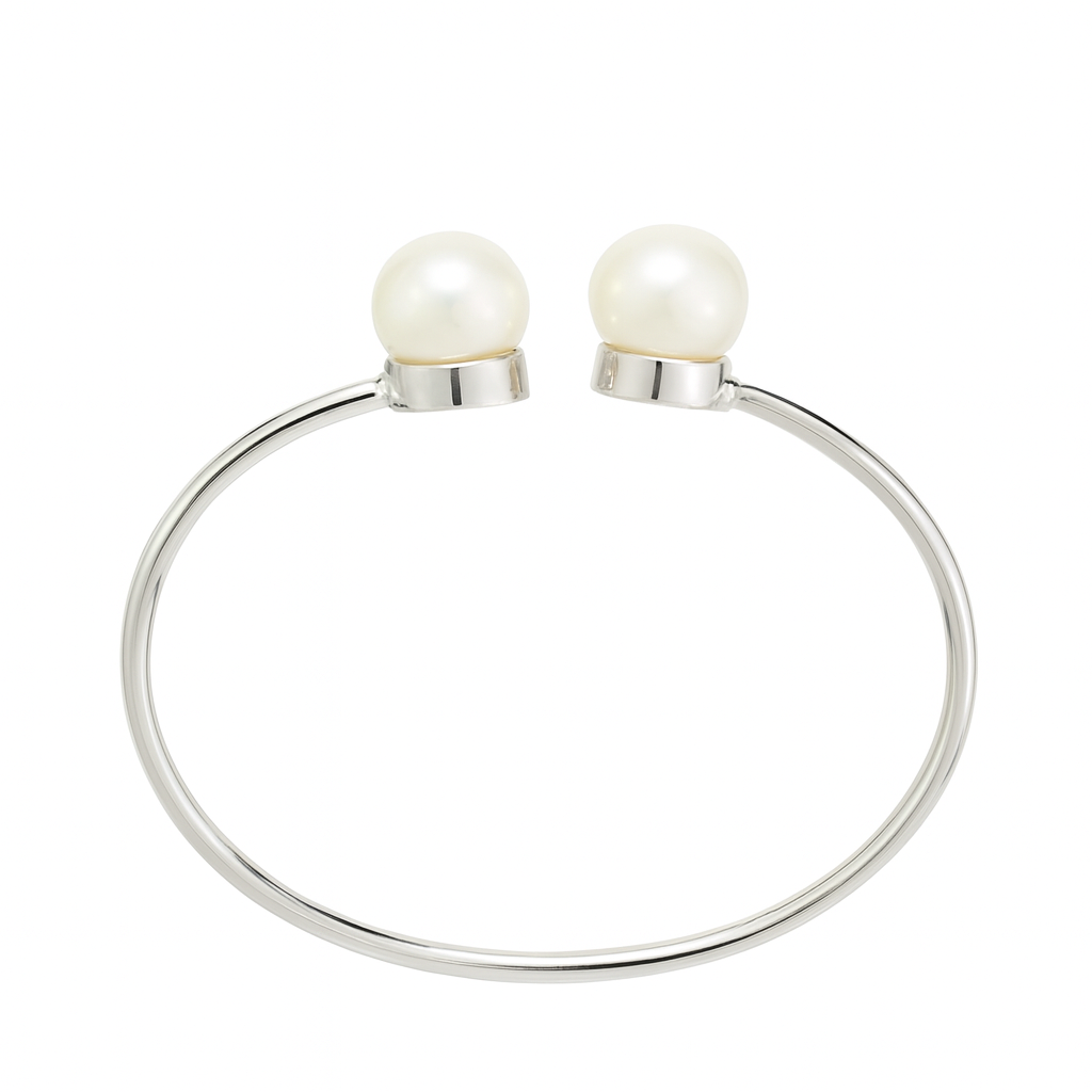 M210 SILVER 925 PEARL BRACELET 7.4g