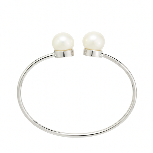 M210 SILVER 925 PEARL BRACELET 7.4g