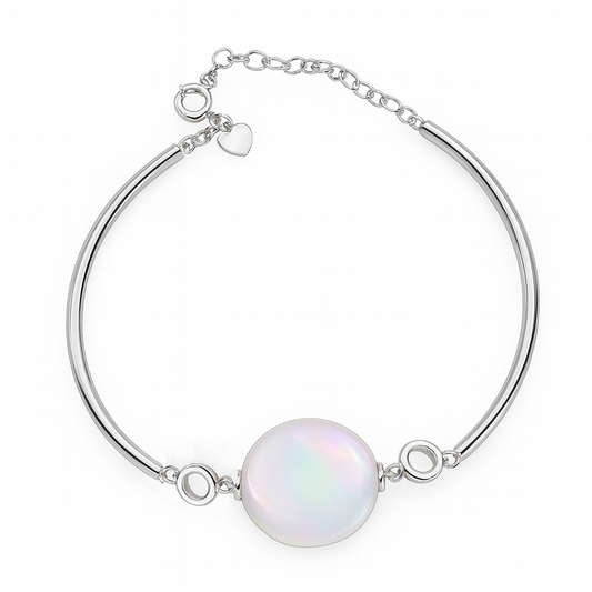 M148 SILVER 925 PEARL BRACELET 5g